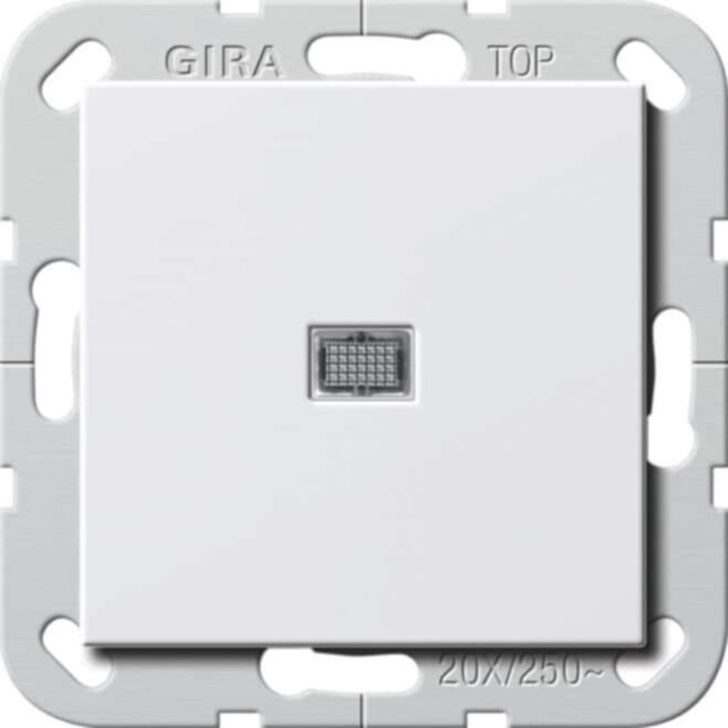 Gira Wippschalt. Aus 2-polig Kontrol System 55 reinweiß 283403