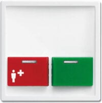 Busch-Jaeger Zentralscheibe studioweiß Rufsysteme 2548-642 B-84
