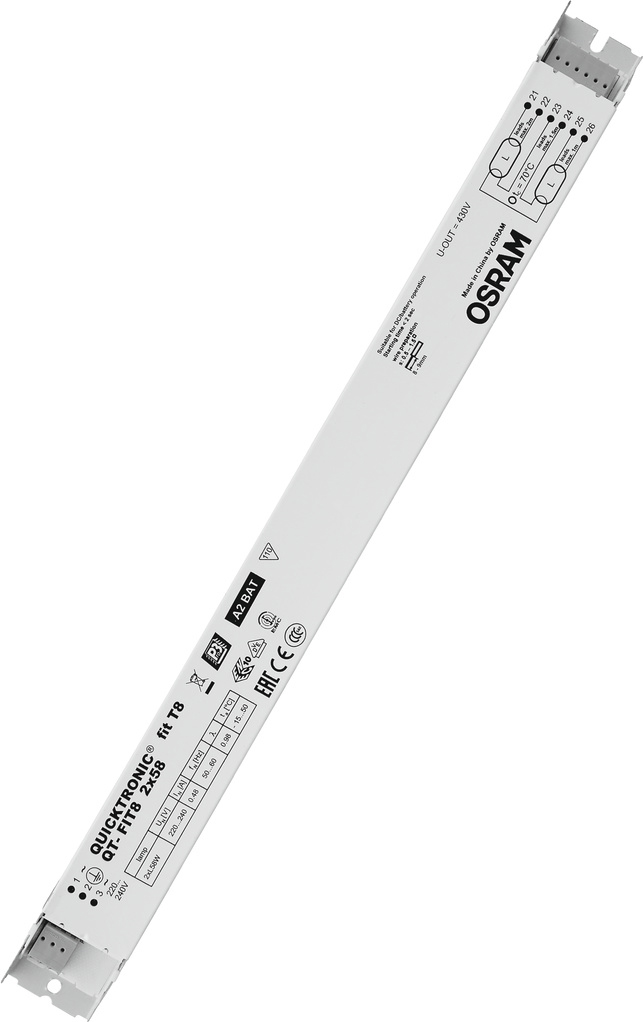 Osram QT-FIT8 2x58W 220-240V UNV1 360x30x28 QUICKTRONIC Vorschaltgerät