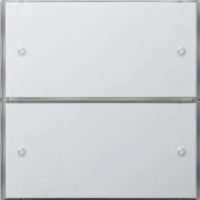 GIRA 2022112 Tastsensor3 Basis 2fach KNX Flächenschalter Reinweiß glänzend