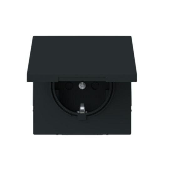 Busch-Jaeger Busch-Jaeger Steckdose 1-fach schwarz matt Unterputz IP20 20 EUKB-45M