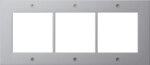 Gira Designrahmen 3-fach alu Türstation 850365