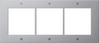 Gira Designrahmen 3fach alu Türstation 850365