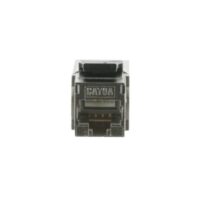Busch-Jaeger Modular-Kupplung 6A abgew 0229/05 RJ45/RJ12 Buchse/Buchse