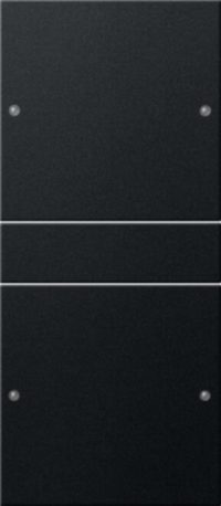 Gira Wippenset 2fach (1+1) sw/lack 2182005