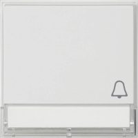 Gira Wippe Klingel reinweiß m.Schriftf., TX44 067366