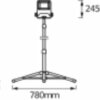 Ledvance LED WORKLIGHT TRIPOD 1X50 W 4000 K Vielseitiges LED-Arbeitslicht – Bild 3
