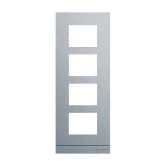 Busch-Jaeger Busch-Jaeger Frontplatte 4-fach weiß Aluminium 41394CF-W-03 135x349x20,5mm