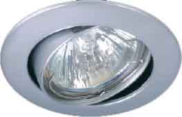 Brumberg 02-77018 NV-Einbaustrahler 50W 1xGX5,3, Guss Spotlight schwenkbar