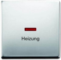 Busch-Jaeger Wippe Edelstahl Heizung-Notschalter 1789 H-866