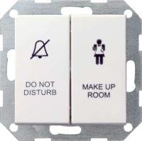 Gira Wipp-Schalter reinweiß Hotel-Statusanzeige 110427