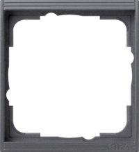 Gira Tragplatte 1-f. anthrazit 146128