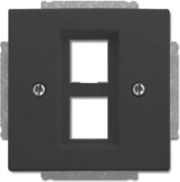 Busch-Jaeger Zentralscheibe anthrazit Abdeckung 2561-02-81