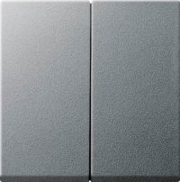 Gira Wippe Serienschalter IP44 System 55 Farbe alu 026626