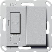 Gira Fused outlet 13A abschalt. alu 278526
