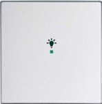 Busch-Jaeger Wippe 1-fach, Symbol Licht Aluminium-Silber 6231-10-83