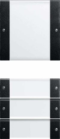 Gira Wippenset 4fach (1+3) BSF sw/klar 2134005