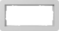 GIRA 1002154 Abdeckrahmen 2fach o.M.Gira E1 Grau m