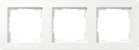 GIRA 0213150 Abdeckrahmen 3fach Gira E1 Reinweiß