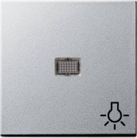 Gira Wippe alu Symbol Licht 063026