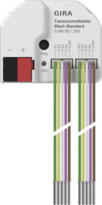 GIRA 518800 Tasterschnittst.8f Standard KNX Secure