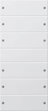 Gira Wippenset 6fach reinweiß 218603