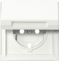 Bild vom Produkt: Gira Abd. SCHUKO-Steckdose KD Gira TX_44 Reinweiß 492266