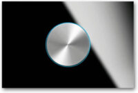 Busch-Jaeger UP-Drehbedienelement 1-fach Glas schwarz 6341-825-101
