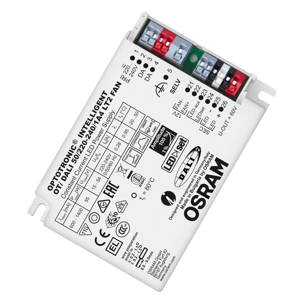Osram OTI DALI 50/220-240/1A4LT2FAN LED-Vorschaltgerät