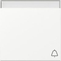 GIRA 367327 Wippe Symbol Klingel+BSF System 55 Reinweiß seidenmatt