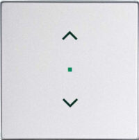 Busch-Jaeger Wippe 1-f Symbol Jalousie Aluminium-Silber 6232-10-83