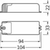 Osram HTN 75W 230-240I 20-75W 104x33x22 UNV1 HALOTRONIC MAUSTrafo Phasenabsch. – Bild 3