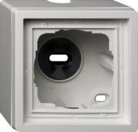 Gira AP-Gehäuse 1f.reinweiß-glänzend 0061112