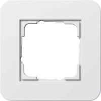 Gira Abdeckrahmen 1fach Reinweiß/Reinweiß 0211410