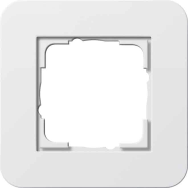 Gira Gira Abdeckrahmen 1fach Reinweiß/Reinweiß 0211410