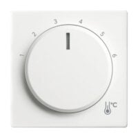 Busch-Jaeger Zentralplatte Raumtemp 1794 R-84 studioweiß diverse Symbole