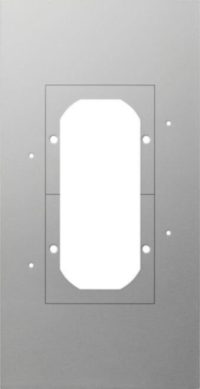 Gira Montageplatte 2fach 129700