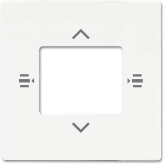 Busch-Jaeger Busch-Jaeger Zentralscheibe stud-weiß/matt 7-fach KNX 6108/61-884