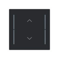 Busch-Jaeger Tastwippe KNX free@home schwarz Busch-art linear LFAW/A.1.70.11-45m Kunststoff