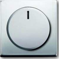 Busch-Jaeger Zentralscheibe Edelstahl für Drehdimmer 6540-866-102