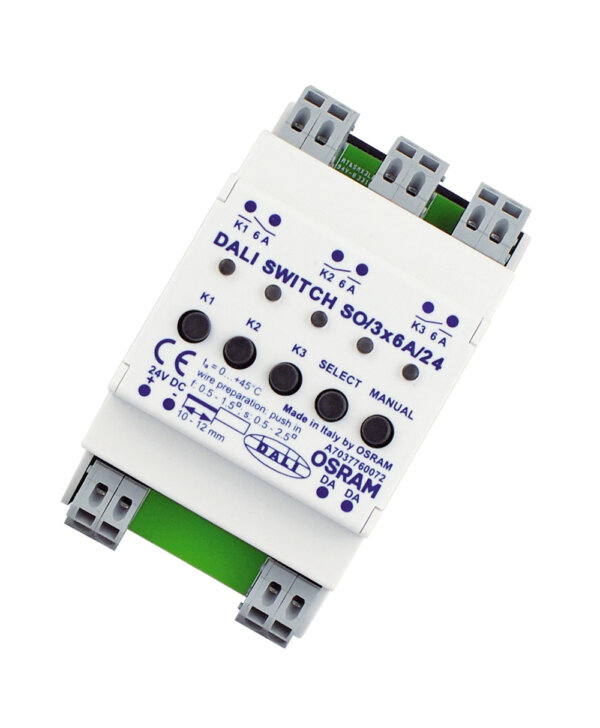 Osram DALI SWITCH SO 3X6A /24 DALI SWITCH SO 3X6A/24