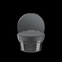 BUSCH-JAEGER Bewegungsmelder 8-90° AP 6851/9-135 anth BWM IP55 fernb 400W