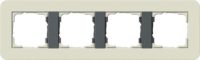 Gira Abdeckrahmen 4fach Sand/Anthrazit 0214427