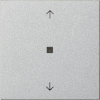 Gira Funk-Bedienaufsatz Pfeile F Alu 549426