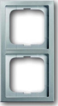 Busch-Jaeger Rahmen 2-fach pur edelstahl 1722-866K