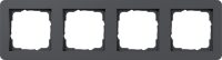 GIRA 0214152 Abdeckrahmen 4fach Gira E1 Anthrazit