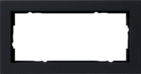 Gira Abdeckrahmen 2fach schwarz 100209