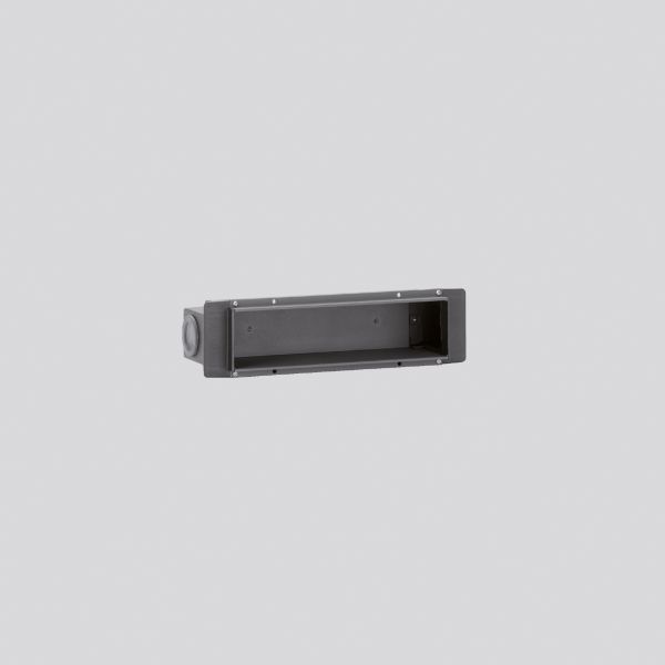 BEGA Einbaugehäuse graphit alu 10424