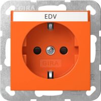 Gira SCHUKO-Steckdose BSF + SH System 55 Orange 4462109