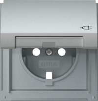 Gira Abd. SCHUKO-Steckdose KD Gira TX_44 F Alu 492265
